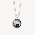 One Moon Locket in Stainless Steel