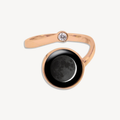 Cosmic Spiral Ring In Rose Gold