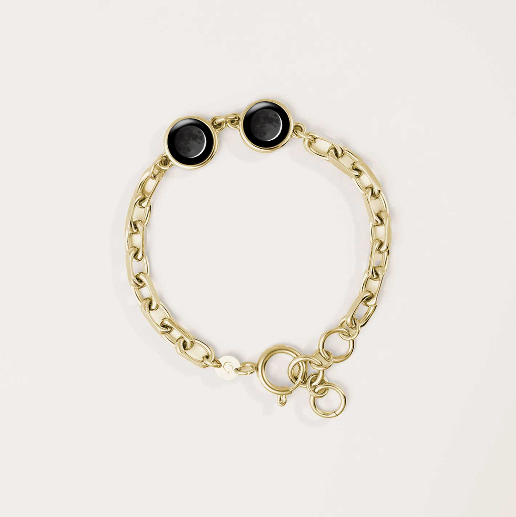 Lunar Link II Bracelet in Gold