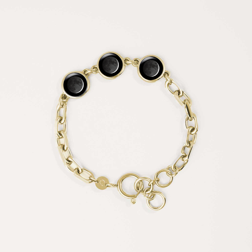 Lunar Link III Bracelet in Gold