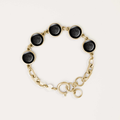 Lunar Link V Bracelet in Gold