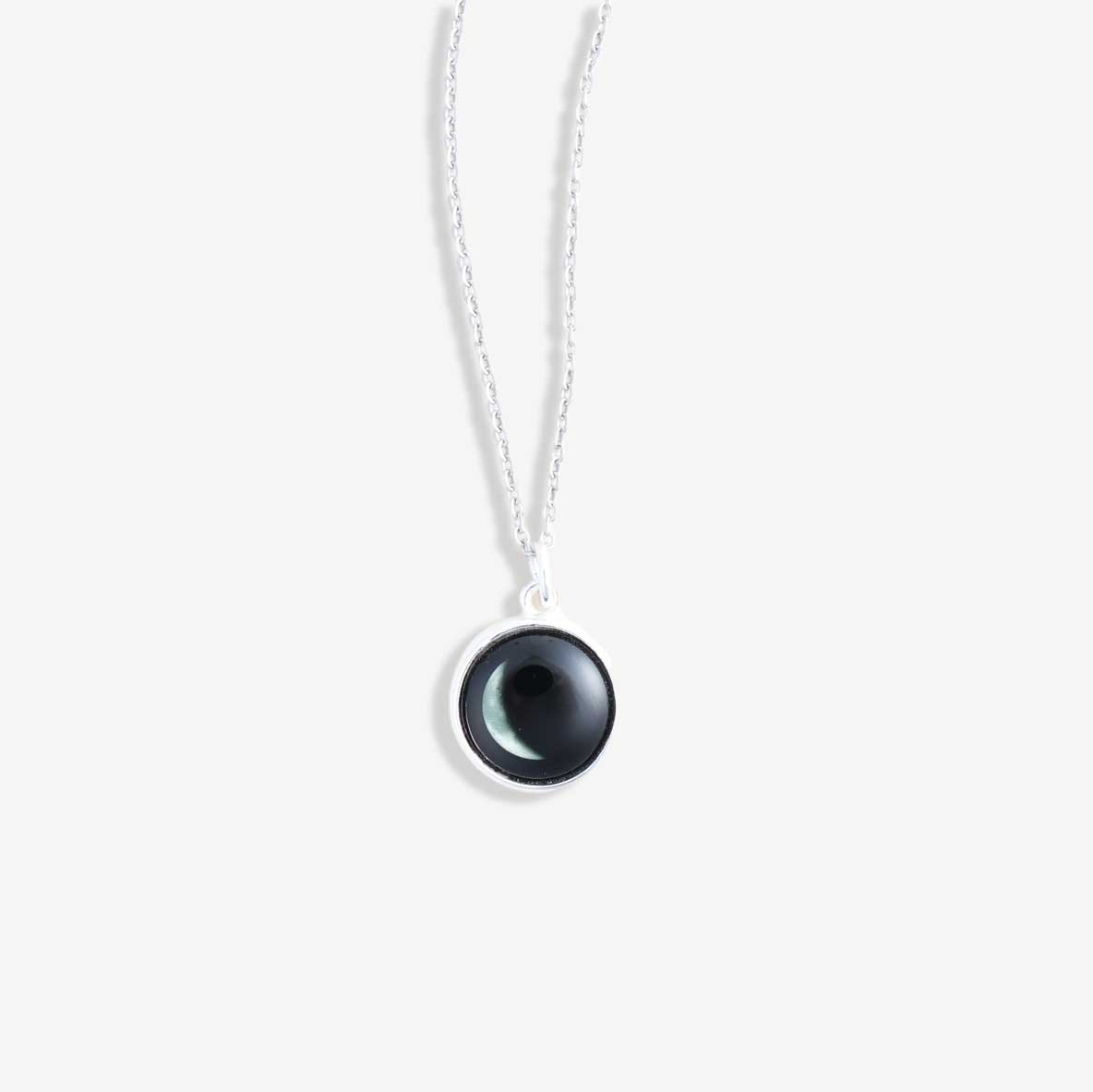 Crescent Smiling Moon Necklace