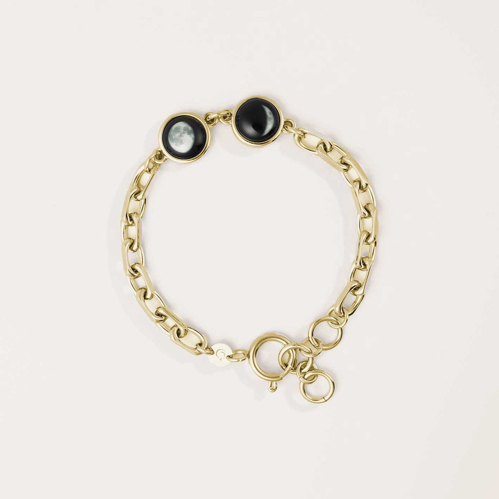 Lunar Link II Bracelet in Gold