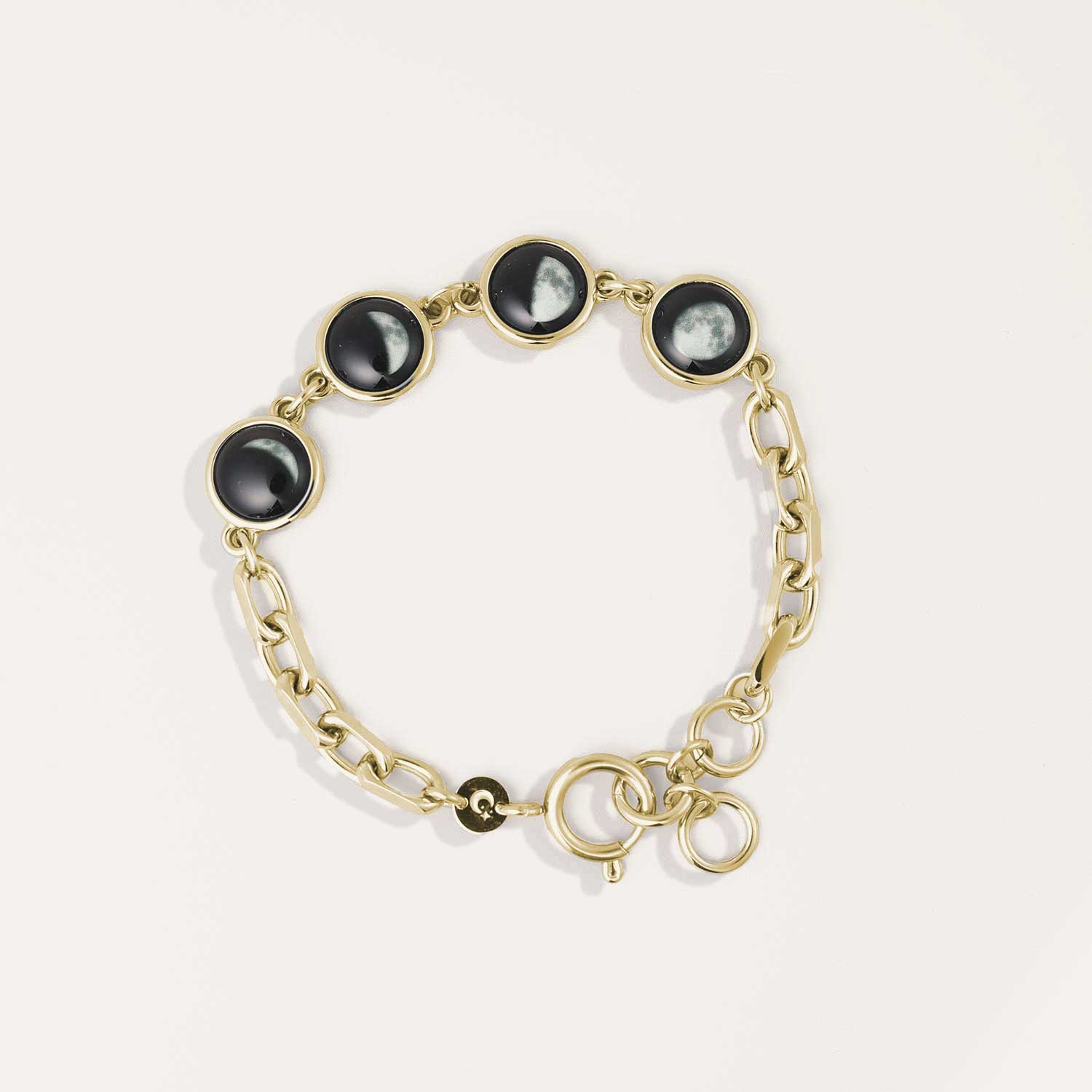 Lunar Link IV Bracelet in Gold