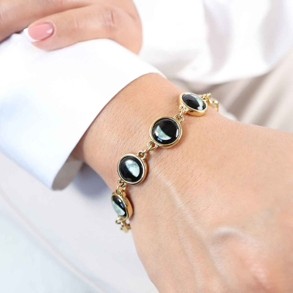 Lunar Link IV Bracelet in Gold