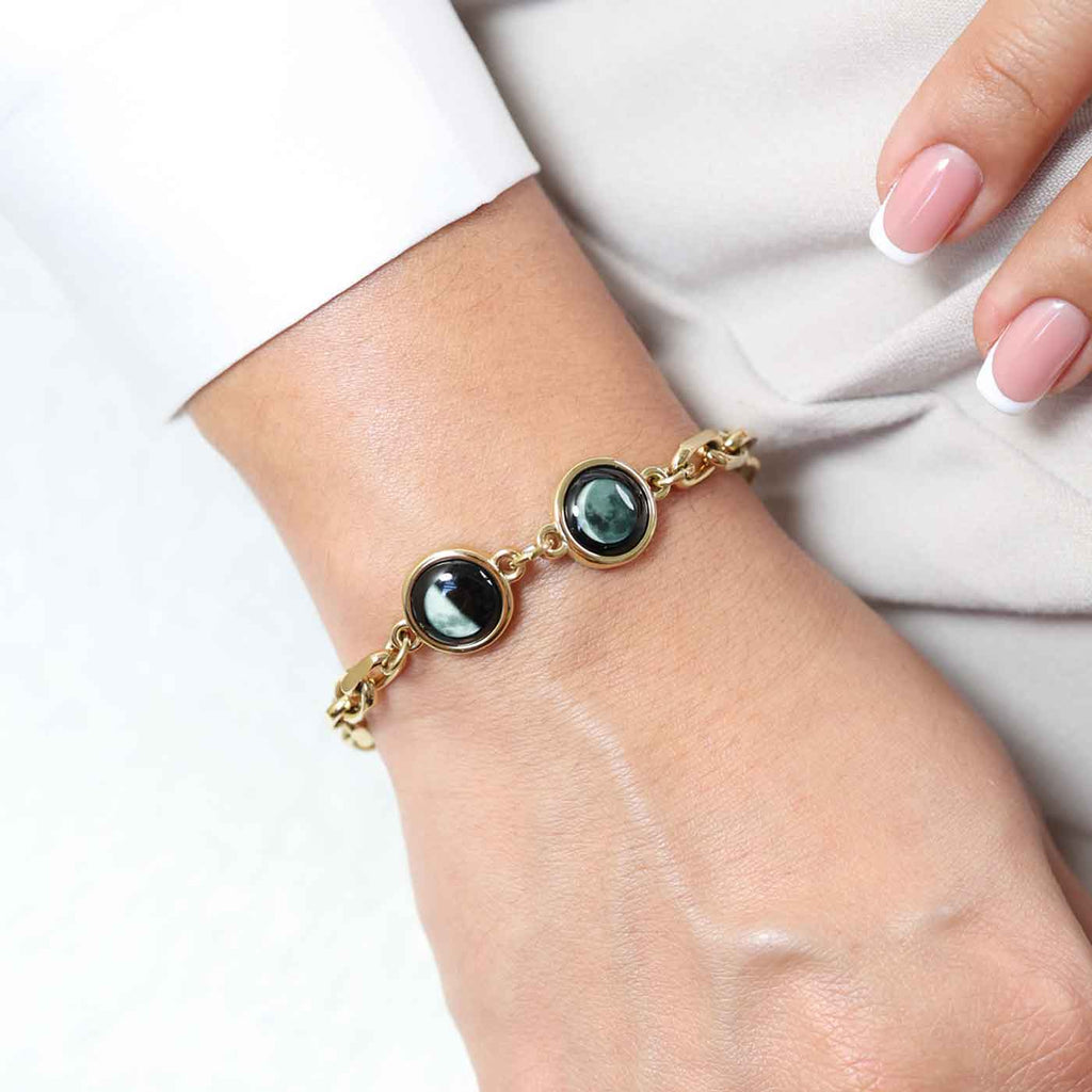 Lunar Link II Bracelet in Gold